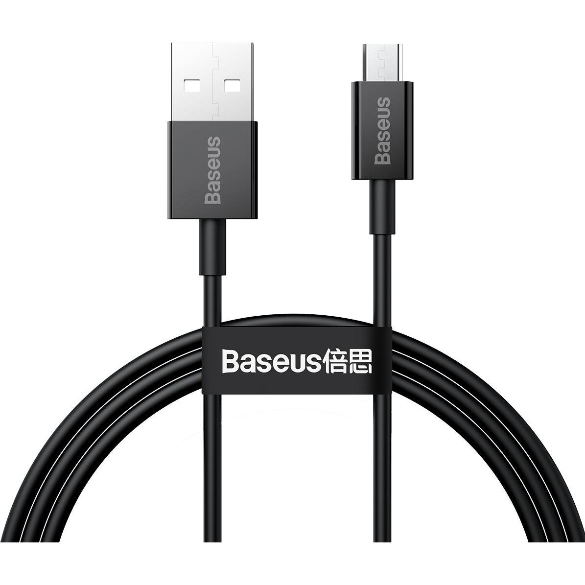 Baseus Superior Series Cable USB to micro USB, 2A, 1m (black) (1 m), USB Kabel