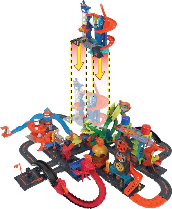 Produktbild Hot Wheels City Hai Angriff Spielset