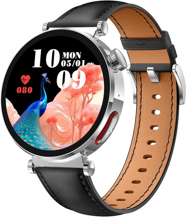 Image du produit Knauermann NEO 2 2025 zwart vierkant gezondheidshorloge smartwatch zilver Durchmesser 40mm Dicke 109mm rond (40 mm)