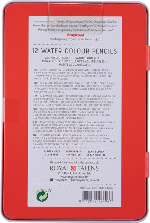 Image du produit Bruynzeel Crayons aquarelle Expression (Multicolore, 12 x)