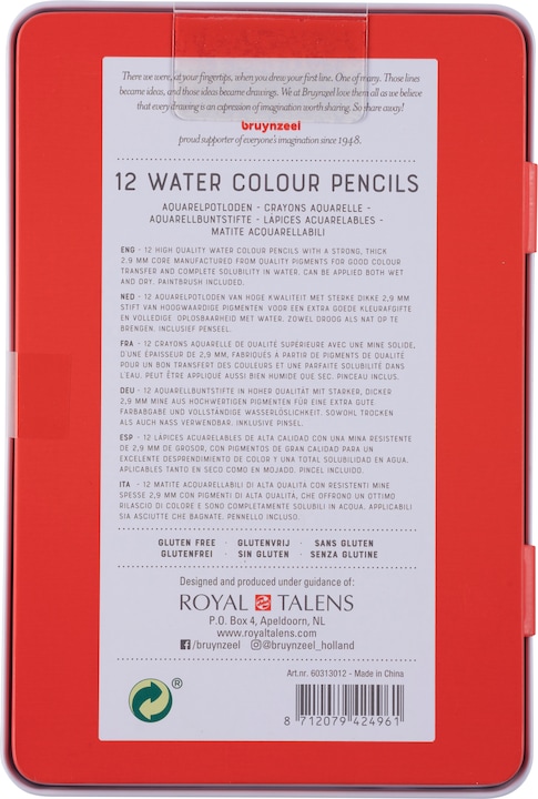Immagine prodotto Bruynzeel Matite acquerellabili Expression (Multicolore, 12 x)