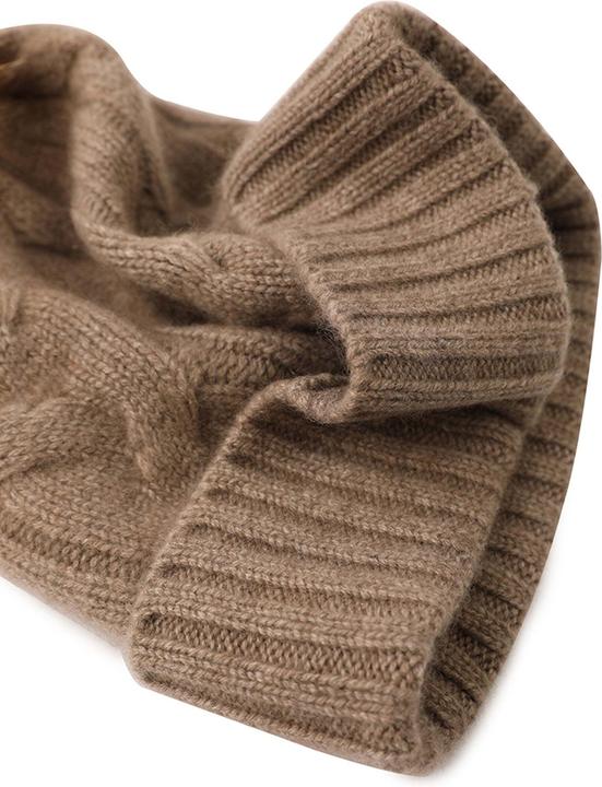 Produktbild Bellemere Beanie Soft Cable Knit Cashmere (One Size)