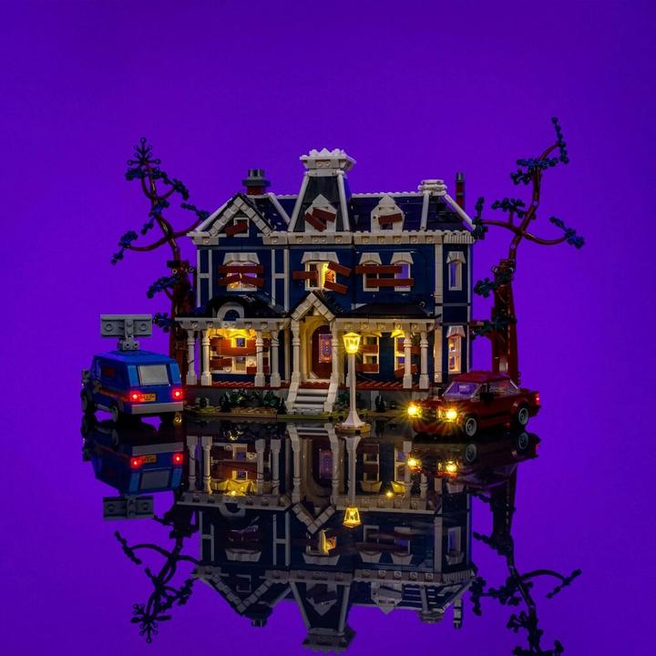 Actual product image Light my bricks LMB 2.0 LEGO® 11370# Stranger Things - The Creel House Light Kit