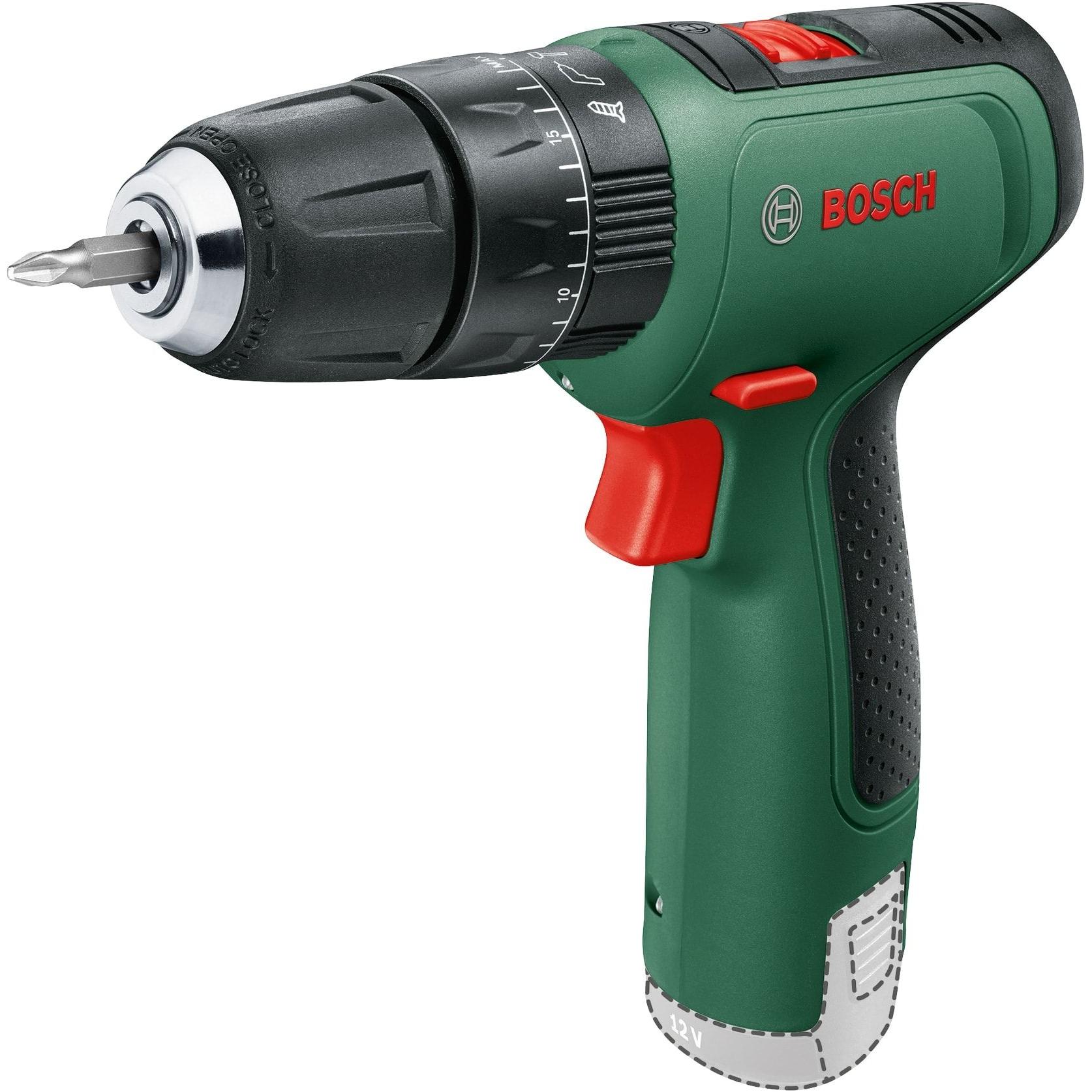 Bosch Home & Garden, Trapano + Avvitatore a batteria, EasyImpact 1200