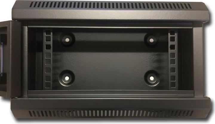 Produktbild Datacom 10" rack single-piece 4U/140 black Glass door. (4 HE, 10 Zoll Rack)