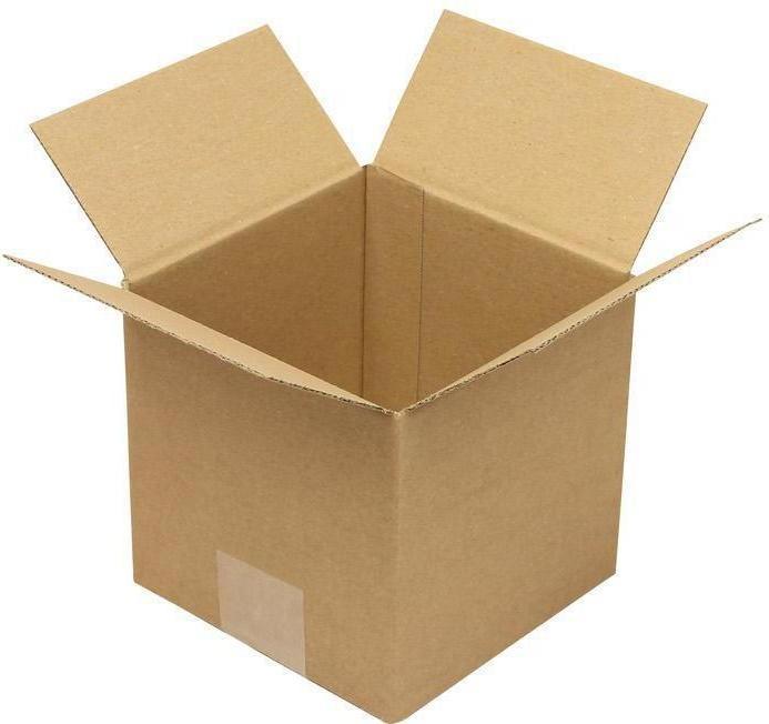 Actual product image Transpak Folding carton 1-wall dimensions 150x150x150mm quality 1.10 E brown brown (50x)