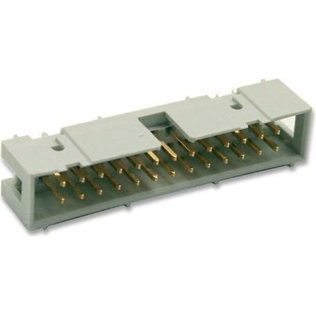 Speed 14 pole IDC wire to board boxheader with 2.54mm raster HEADER GEEN UITW SP, Elektronikkabel + Stecker