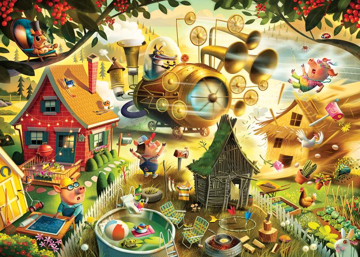 Immagine prodotto Ravensburger Puzzle Guarda Fuori i Porcellini 1000p (12001004) (1000 pezzi)