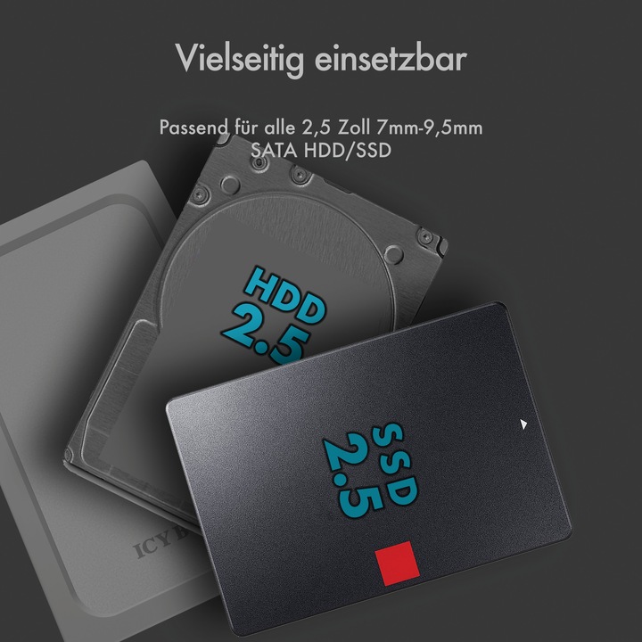 Actual product image Icy Box Ib-241wp (2.5")