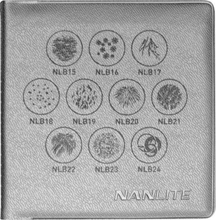 Image du produit Nanlite Gobo Set 2 pour embout de projection Bowens Mount (Diffuseur)