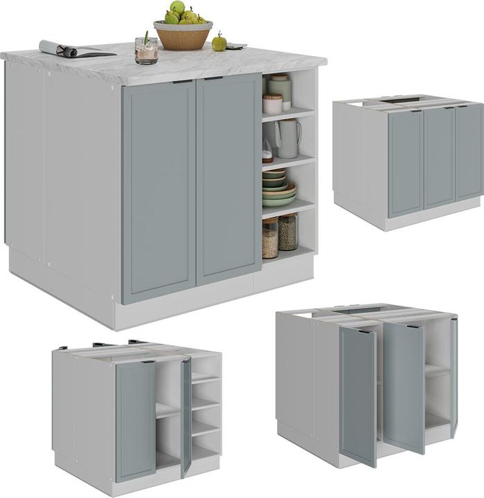 Produktbild Vicco Kücheninsel Fame-Line (60 x 82 x 82 cm)