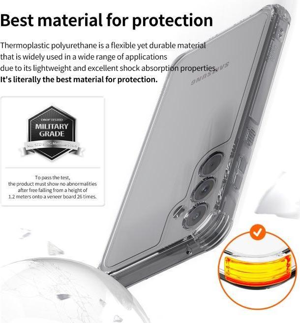 Actual product image Araree Flexield Made in Korea Series (Samsung Galaxy A35)