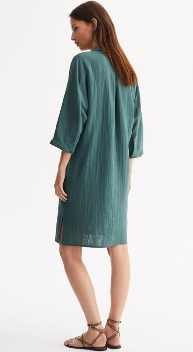 Produktbild Anne Weyburn Knielanges Kleid aus reiner Baumwolle (36)