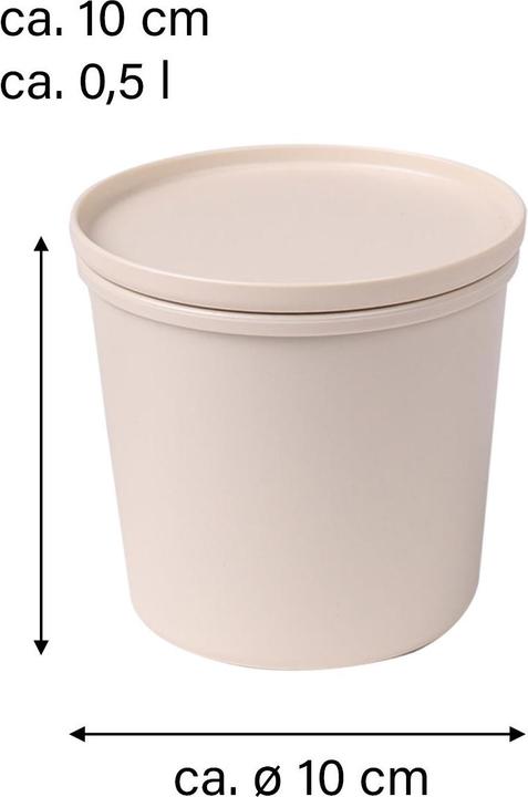Actual product image Awave Food storage container 500 ml, with rPET, natural (0.50 l)