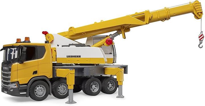 Actual product image Bruder 03571 Scania Super 560R Liebherr crane truck with L+S module