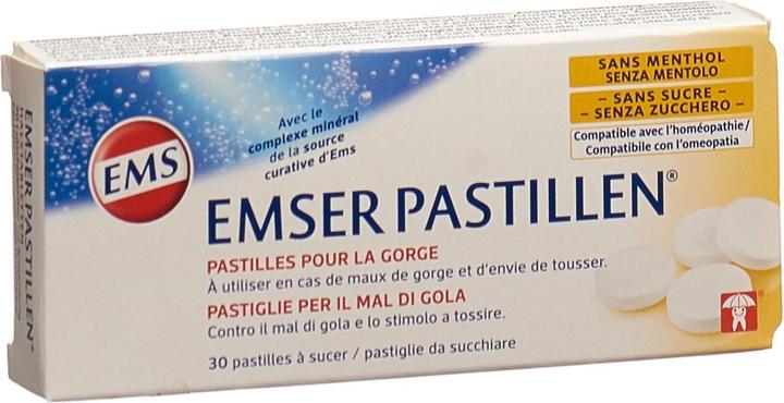 Actual product image Emser Pastilles sugar free without menthol (30 Piece)