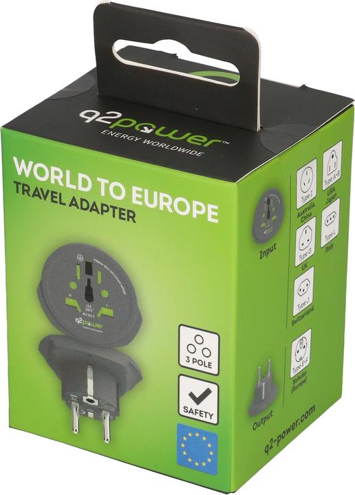 Actual product image Q2 Power Q2Power Reiseadapter
