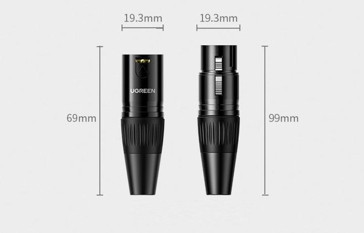 Produktbild Ugreen XLR Steckverbinder 3-poliger Stecker female