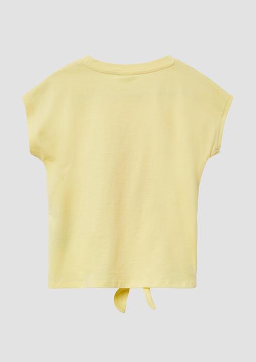 Produktbild S.Oliver T-Shirt T-Shirt mit Applikation und Knotendetail (92)