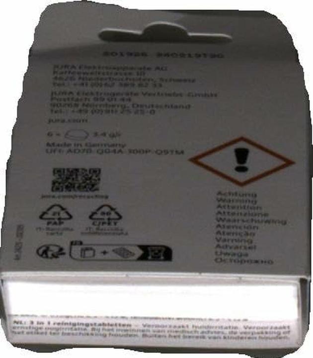 Image du produit Jura Pastilles de nettoyage triphasées