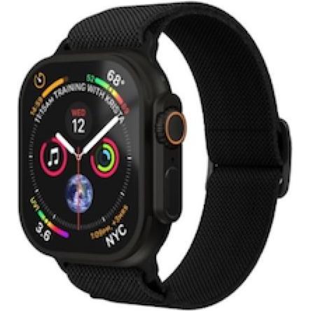 Vonmählen Classic Nylon Loop 38 40 41mm One Size - All Black (Nylon), Uhrenarmband, Schwarz