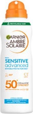Actual product image Garnier Ambre Solaire Sensitive Advanced Invisible Protection Mist (Sun spray, SPF 50, 150 ml)