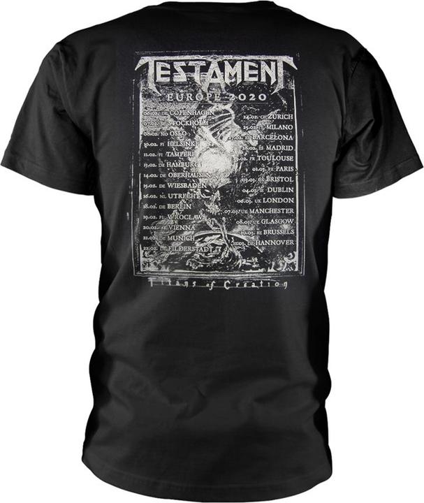 Actual product image Testament The Bay Strikes Back Europe 2020 Tour (S)