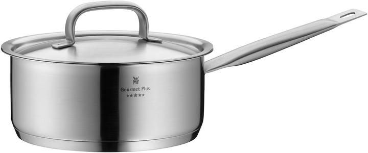 Produktbild WMF Topfset Induktion Kochtopfset 5tlg Metalldeckel Gourmet Plus Edelstahl (16 cm, Pfannenset + Topfset, Edelstahl)