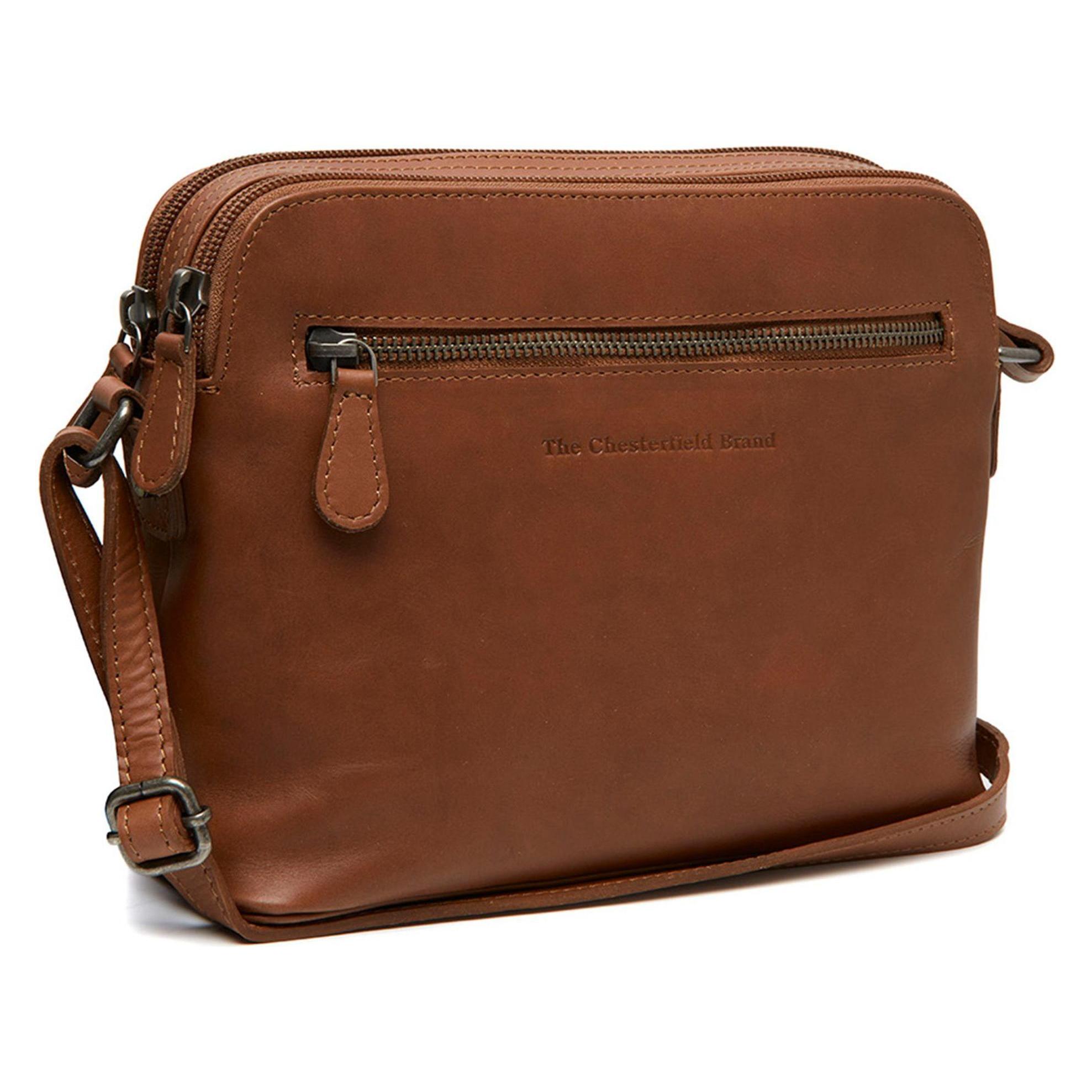 The Chesterfield Brand, Damen, Handtasche, Nebraska Umhängetasche Leder 24 Cm, Braun