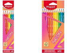 Actual product image Maped Neon Dreieck Buntstifte 12 Farben (12x)