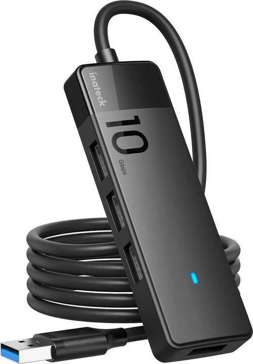 Immagine prodotto Inateck USB Hub 1m Kabel, 4 USB-A-Anschlüsse USB 3.2 Gen 2 (USB-A, 4 Porti)