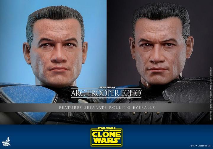 Produktbild Hot Toys Star Wars: The Clone Wars Actionfigur 1/6 Arc Trooper Echo 30 cm