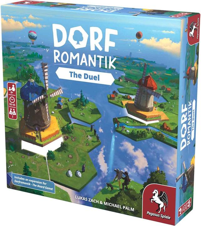 Produktbild Pegasus Dorfromantik - Das Duell (English Edition) (Englisch, 2 Spieler)