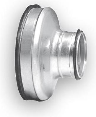 Produktbild Bluevent Blue Vent reduktion RCPL 200125 kort, centrisk med nippel-/nippeltilslutning.