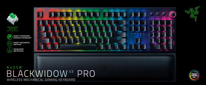 Actual product image Razer BlackWidow V3 Pro (DE, Cable)