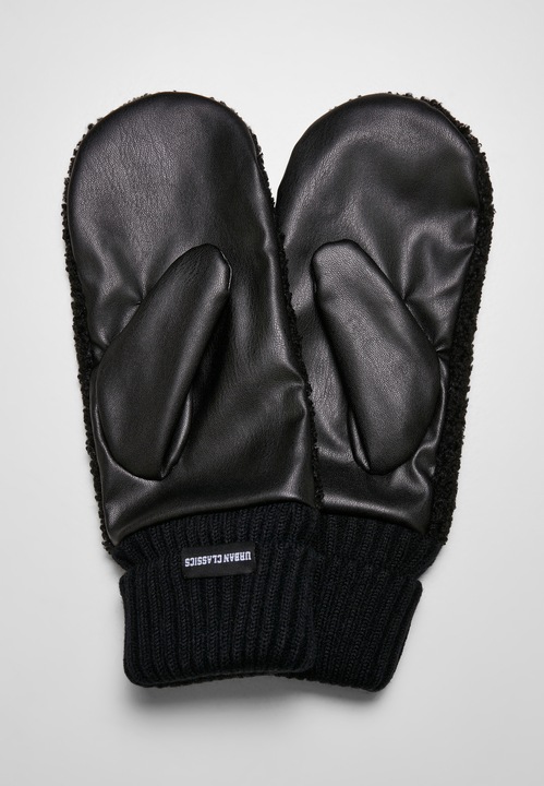 Produktbild Urban Classics Sherpa Imitation Leather Gloves (S, M)