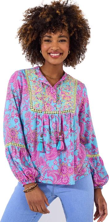 Image du produit Joe Browns Embroidered Floral Tassel Top (42)