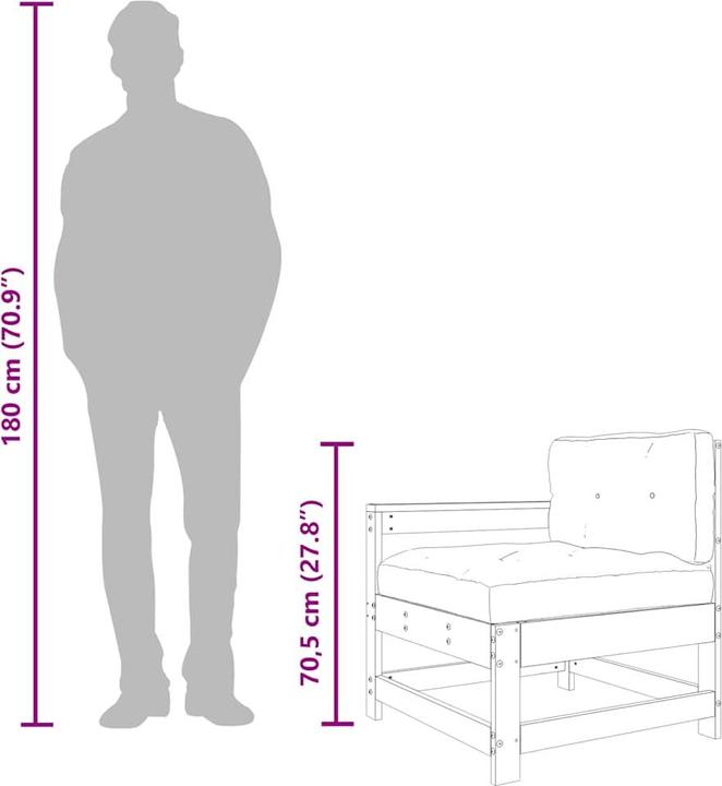 Produktbild vidaXL Gartenstuhl
