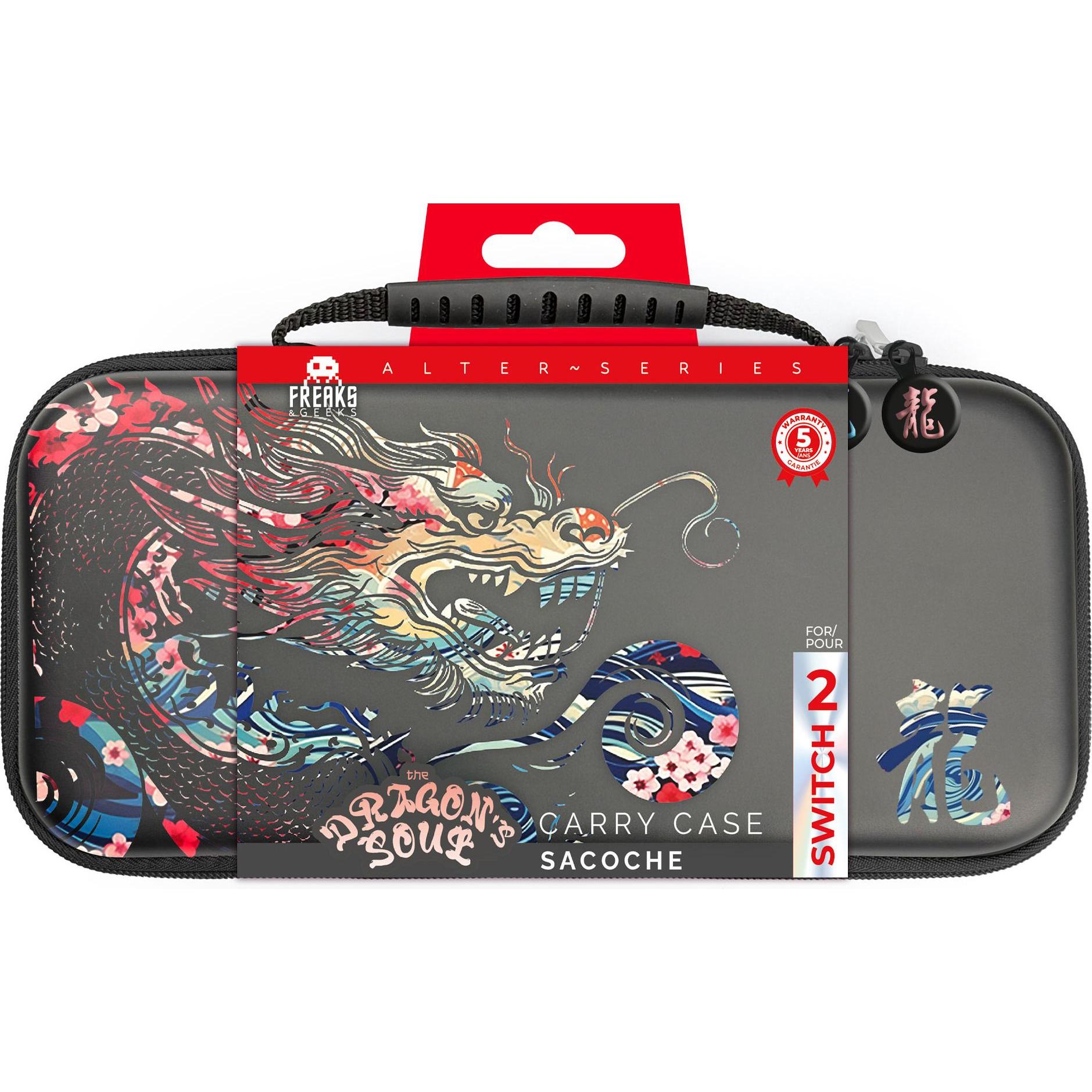 Freaks and Geeks FREAKS Alter Series SWITCH 2/SWITCH Borsa Dragon (Switch 2), Altri accessori gaming, Nero