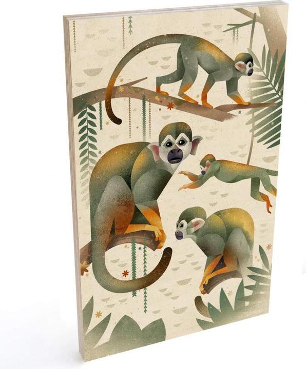 Image du produit Trenddeko Singes écureuils (40 x 60 cm)