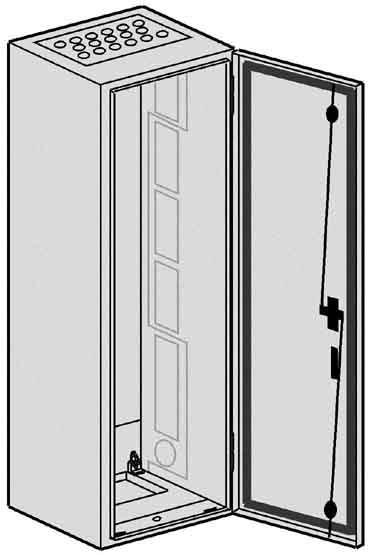 Produktbild ABN SP16 System-GehÃ¤use IP54 schutzis. 300x950mm