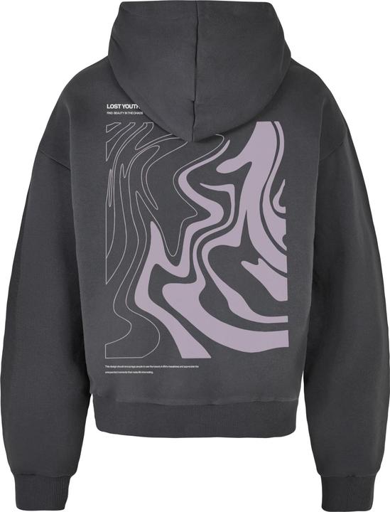 Produktbild Lost Youth LY HOODY - CHAOS darkgrey L (L)