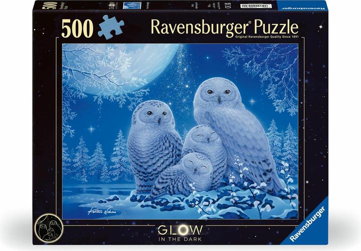 Ravensburger Gufi al chiaro di luna (500 onderdelen)