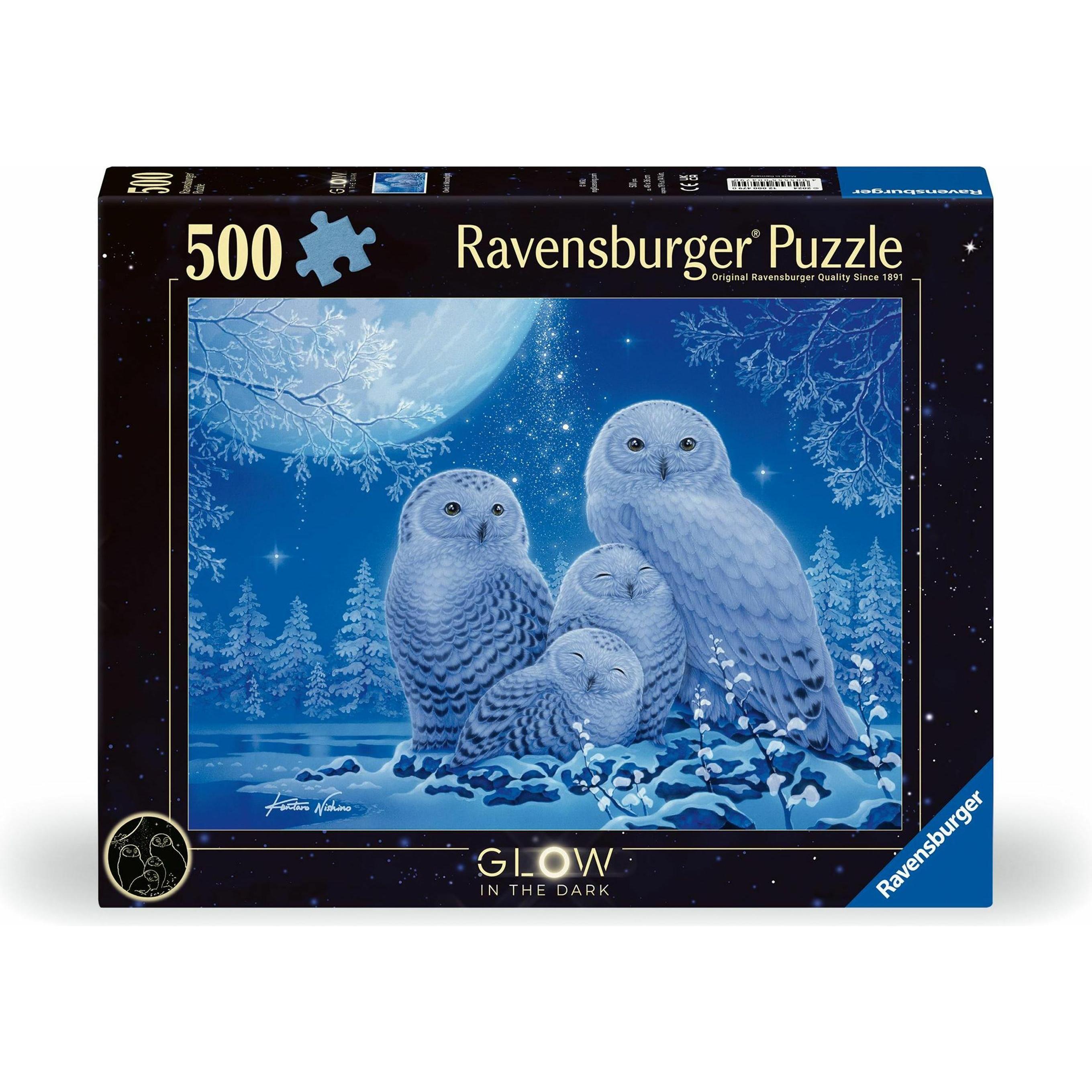 Ravensburger Gufi al chiaro di luna (500 pezzi)