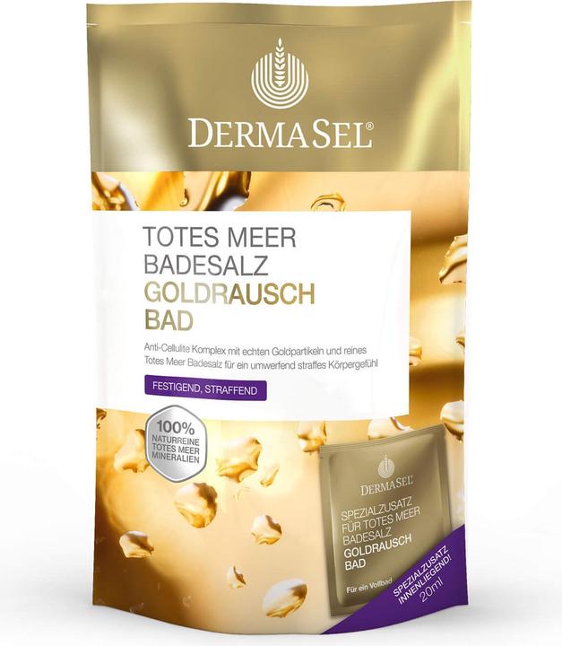 Produktbild DermaSel Goldrausch (Badesalz, 400 g)