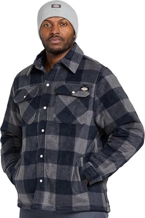 Chemise thermique Portland bleu/noir, taille 2XL (XXL)