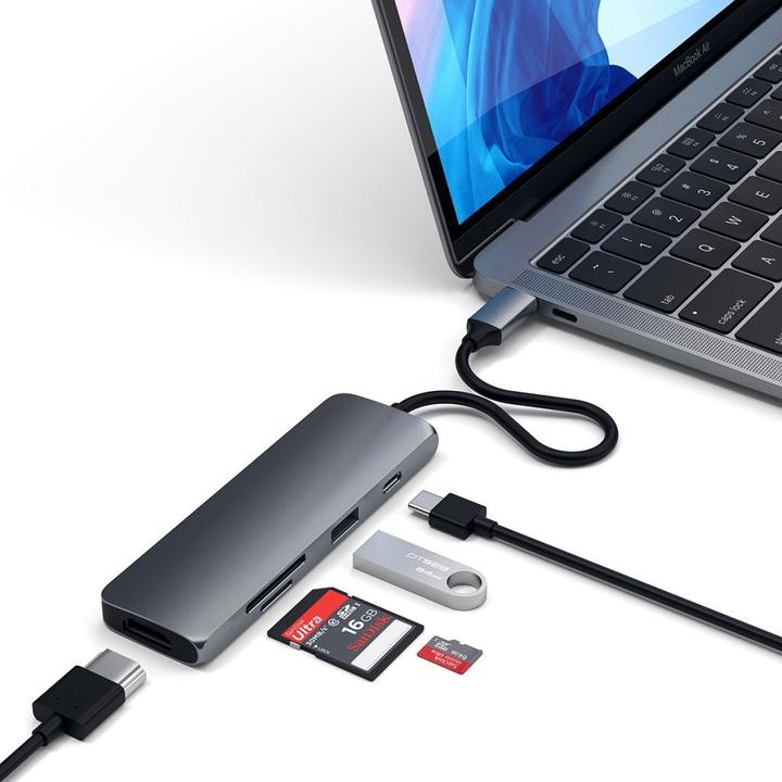 Immagine prodotto Satechi Al USB-C Multiport Pro Adapter (USB-C, 3 porte)