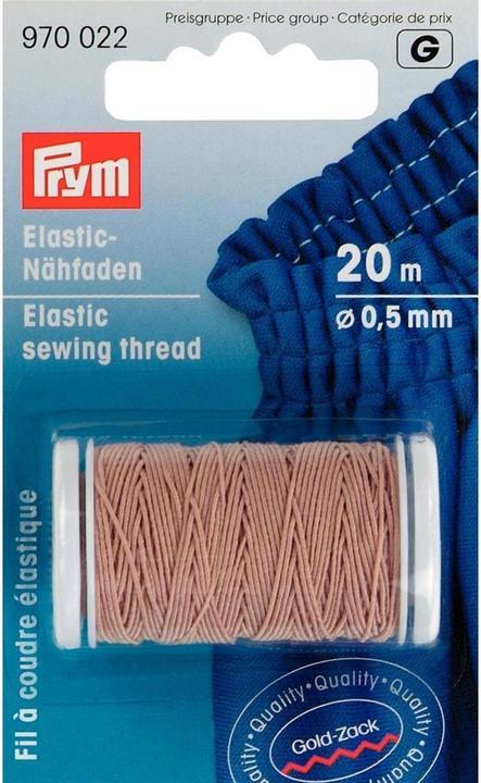 Actual product image Prym .G. SEWING THREAD ELASTIC 0,5MM 9700 (20 m)