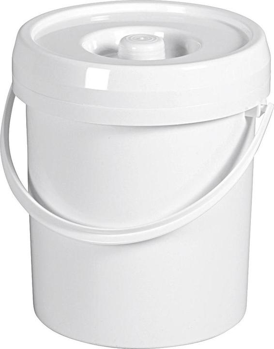 Image du produit Lockweiler Seau à couches avec couvercle blanc 7 L
