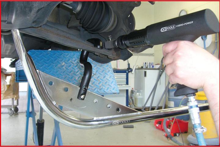 Actual product image KS Tools Vibro-Power pneumatic chisel hammer set. 6 pcs. 51 (Air blast)